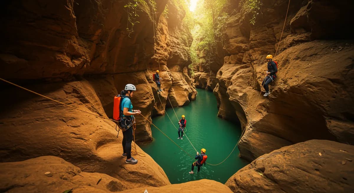 Canyoning & Rappelling Tours Hue for Beginners