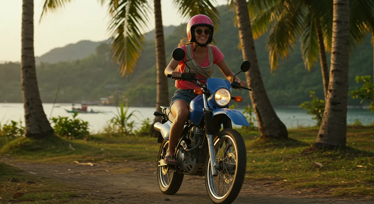 Coron Town Motorbike Adventure: Explore Freely!