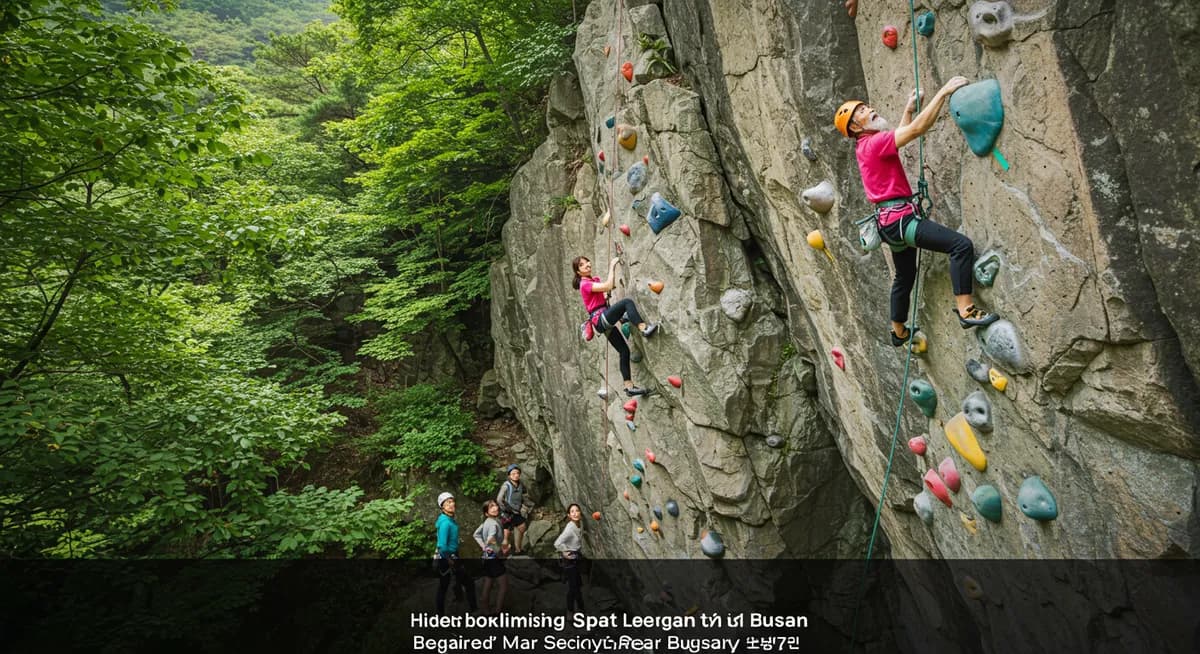 Hidden Rock Climbing Spots Near Busan for Beginners