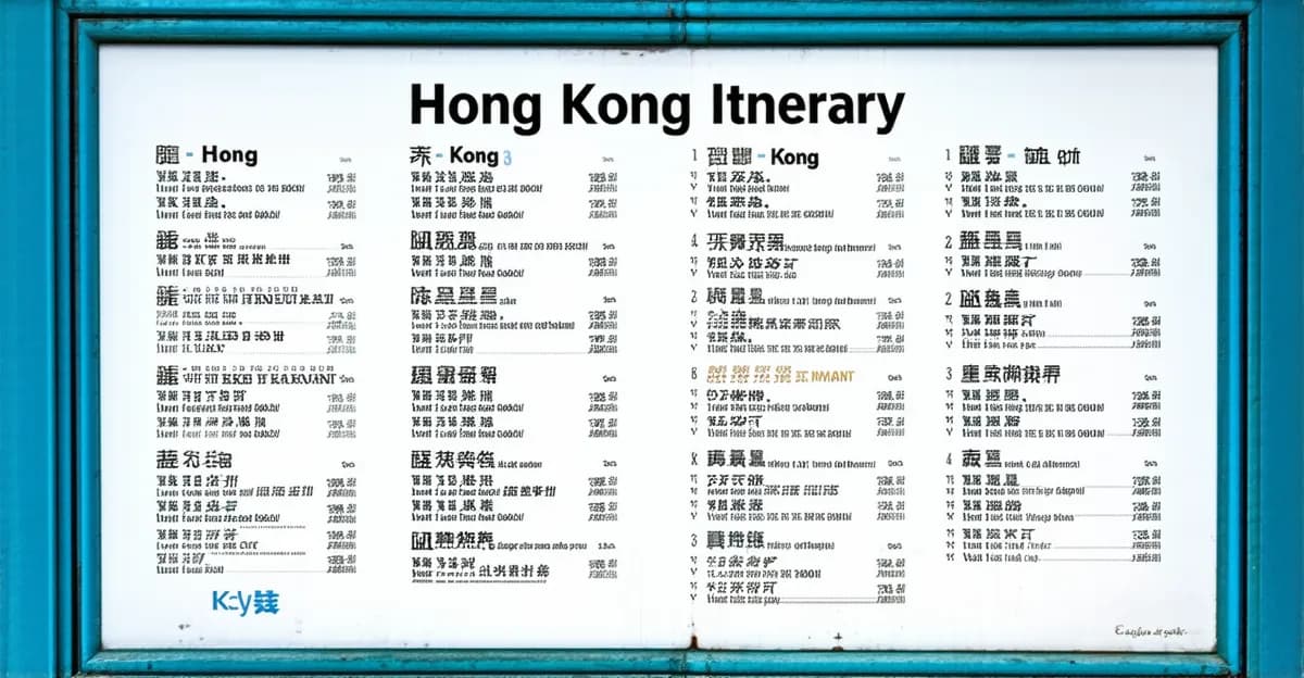 Hong Kong Itinerary: Explore in 5 Days