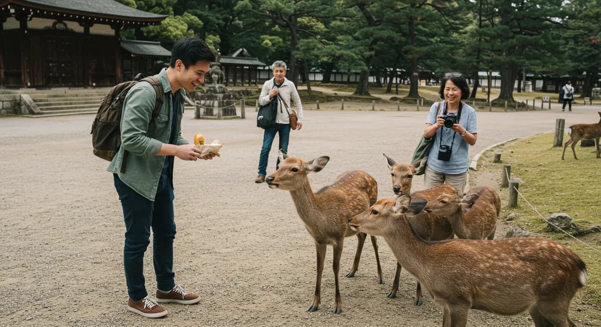 How to Interact with Nara Deer Safely in Japan