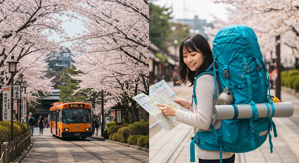 Kanazawa Backpacking: Public Transport & Big Packs