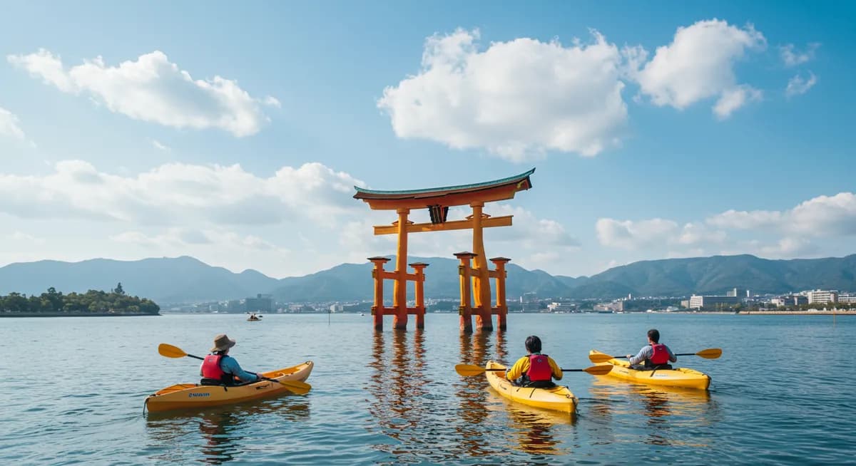 Kayaking Tours for Itsukushima Shrine Views in Hiroshima
