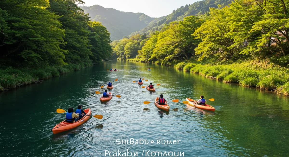 Kayaking Tours on Kumamoto’s Shirakawa River