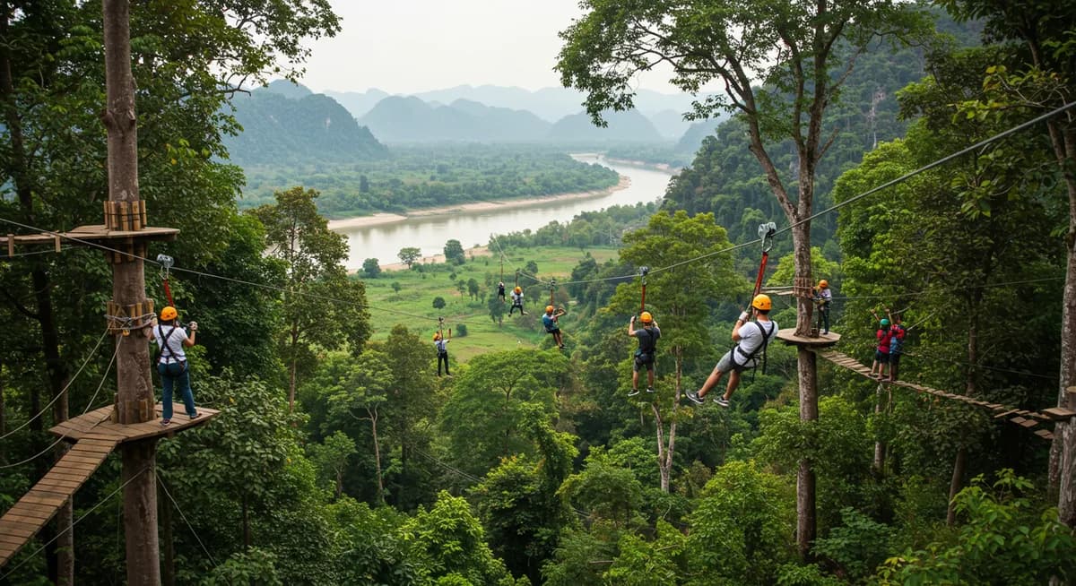 Treetop Ziplining in Kanchanaburi: Costs & Honest Reviews