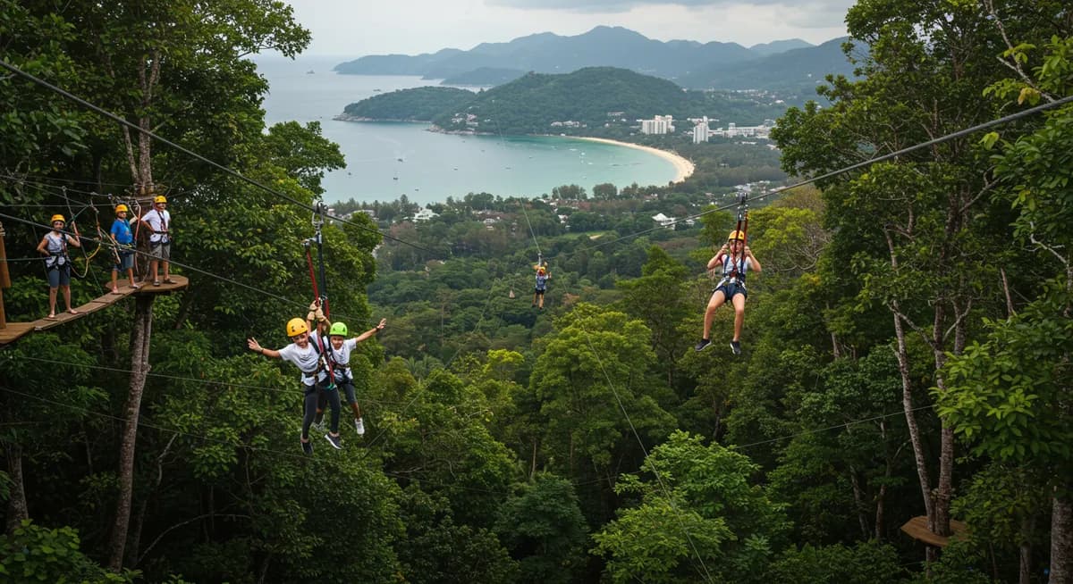 Ziplining Adventure Parks: Hat Patong Phuket Comparison