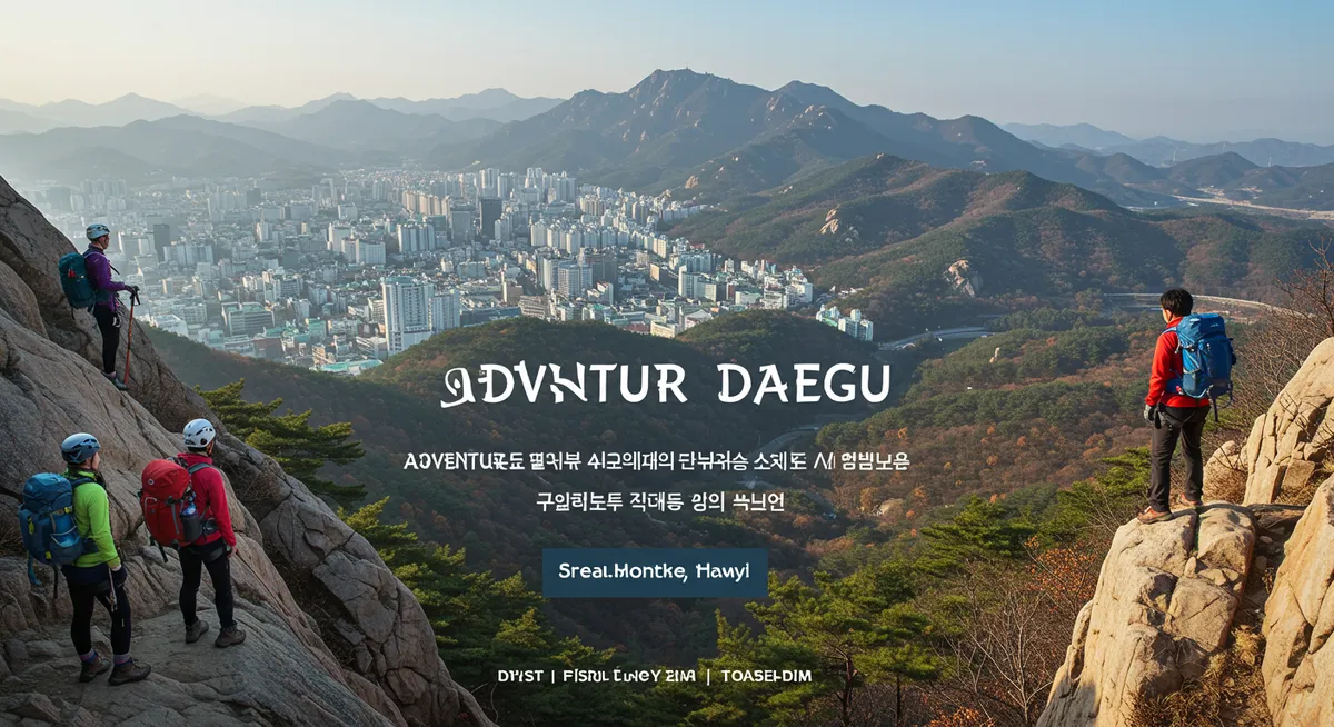 Adventure Activities in Daegu for Backpackers