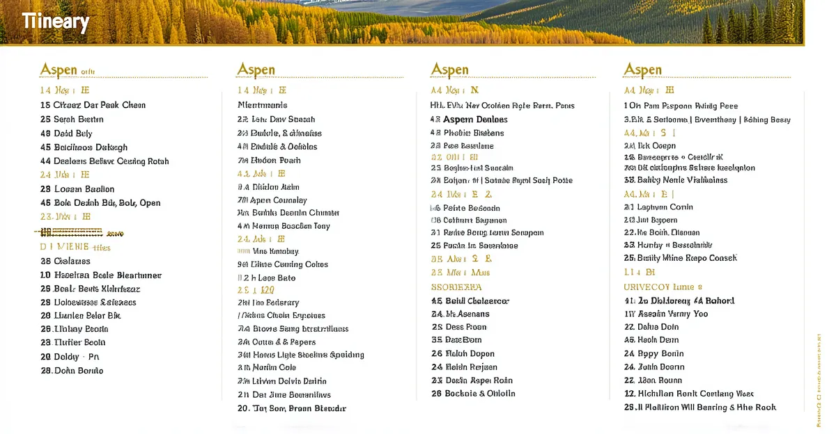 Aspen Itinerary: 5 Days of Mountain Adventure