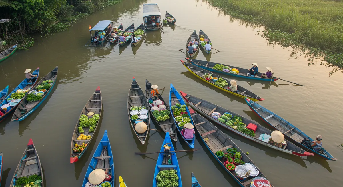 Authentic Floating Market Tours in Chau Doc