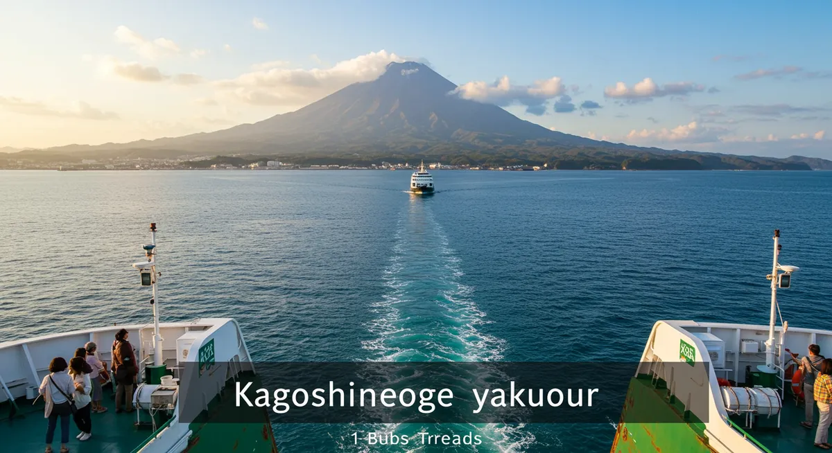 Cheapest Way to Travel Between Kagoshima and Yakushima