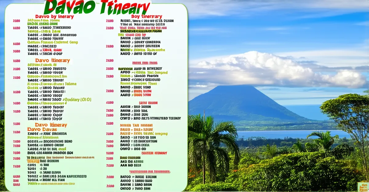 Davao Itinerary: 5 Days of Adventure