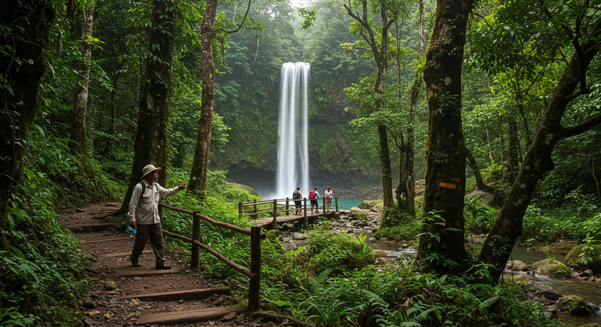 Hiking Trails Near Puerto Galera Waterfalls with a Guide