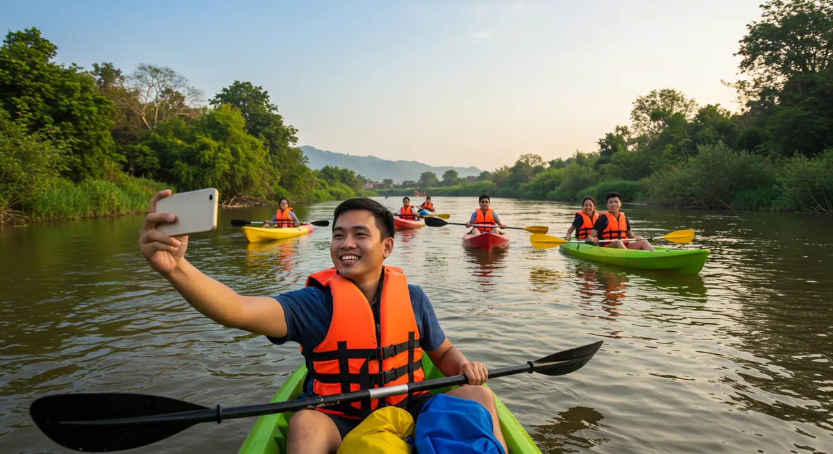Kayaking Adventures on Mae Sot&#8217;s Moei River