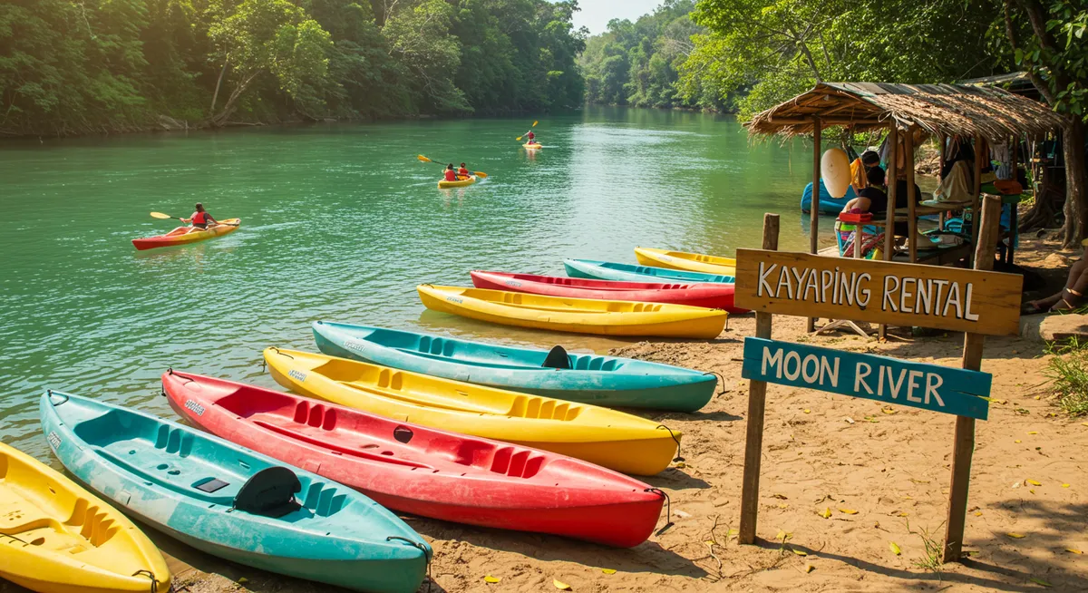 Kayaking Rental Options on Moon River, Ubon Ratchathani