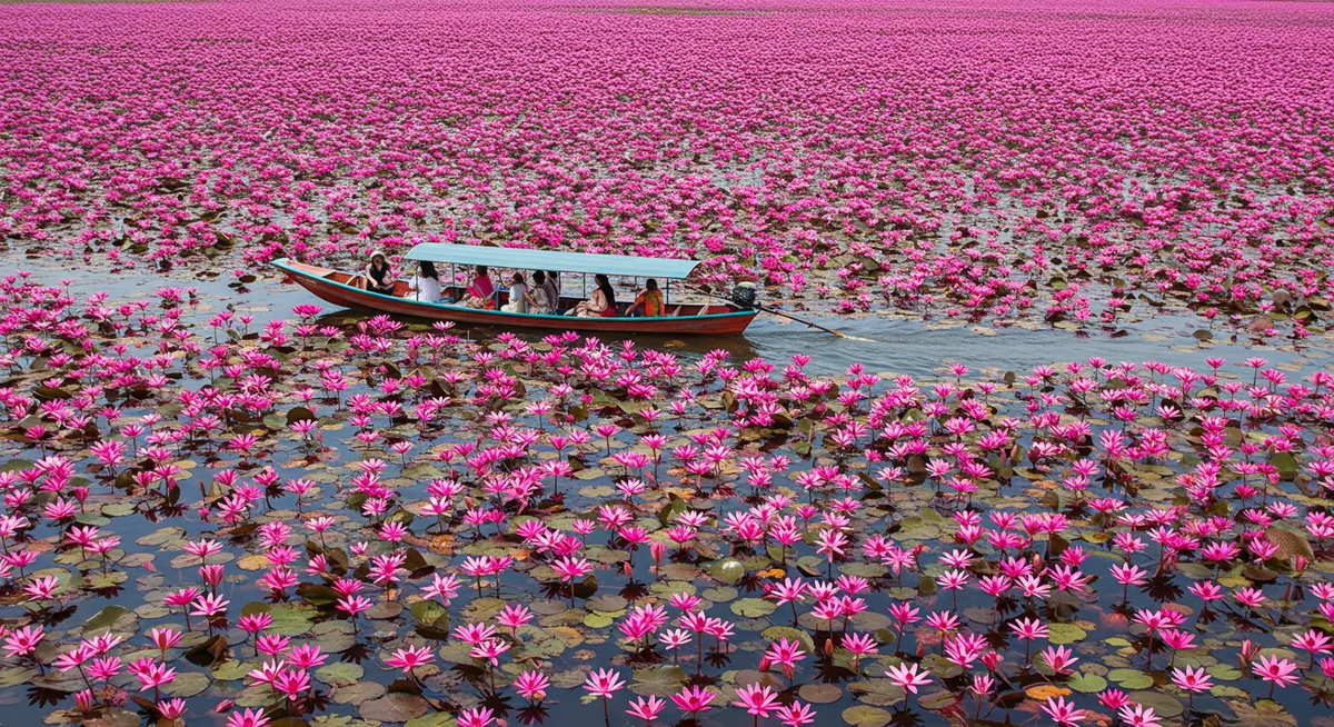 Booking Your Red Lotus Lake Adventure Tour in Udon Thani