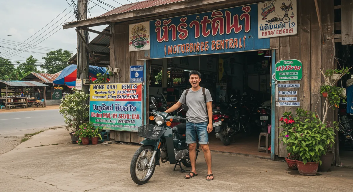 Rent a Motorbike in Nong Khai for Countryside Fun