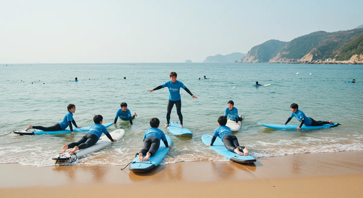 Surfing Lessons at Jumunjin Beach: A Beginner&#8217;s Guide