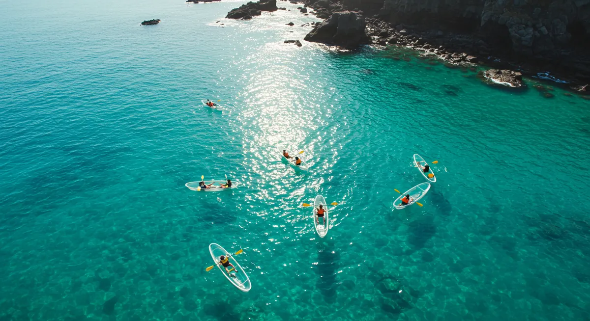 Where to Rent Clear Kayaks in Seogwipo Ocean