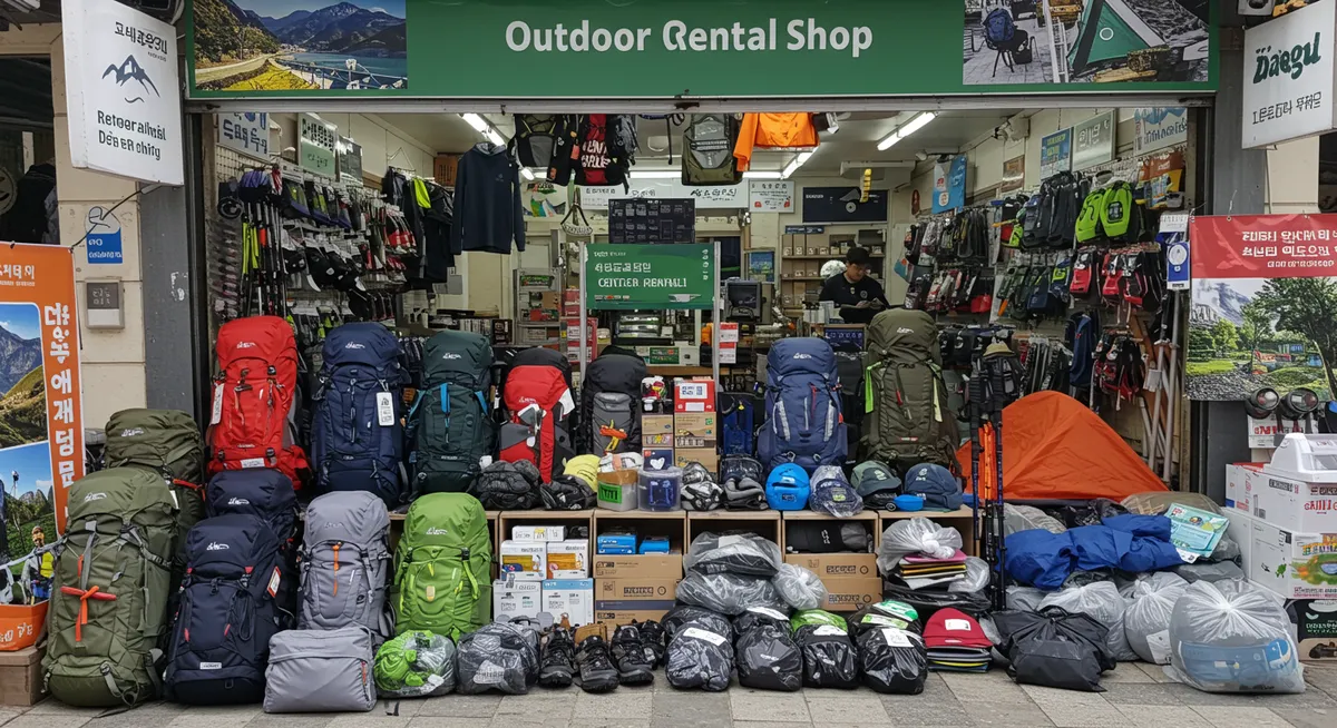 Where to Rent Outdoor Gear in Daegu