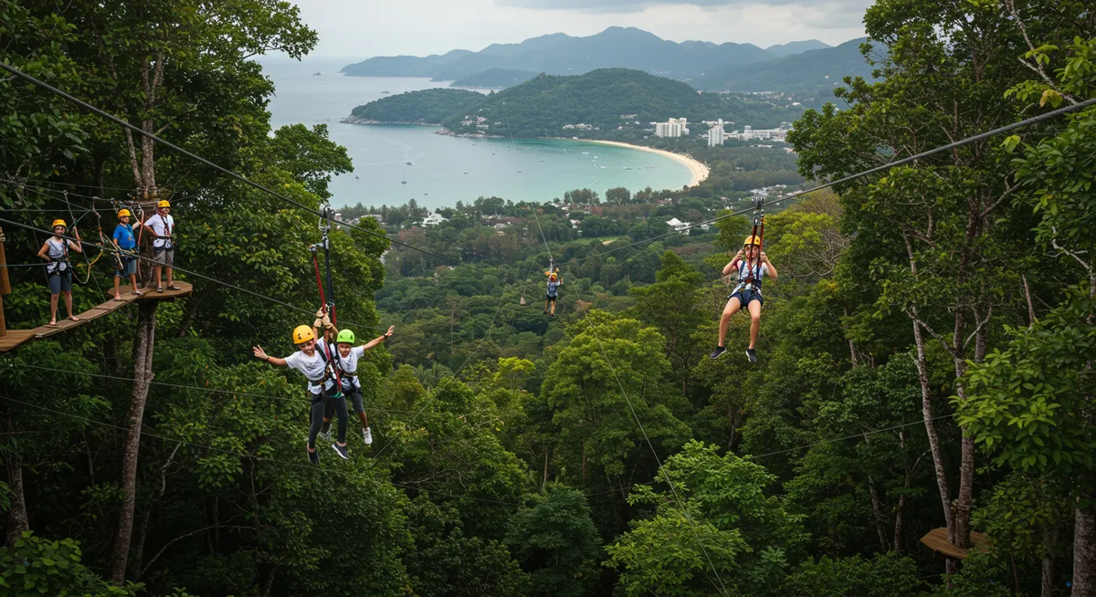 Ziplining Adventure Parks: Hat Patong Phuket Comparison