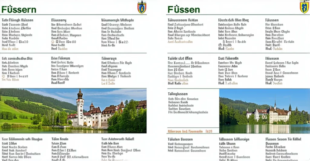 Füssen itinerary