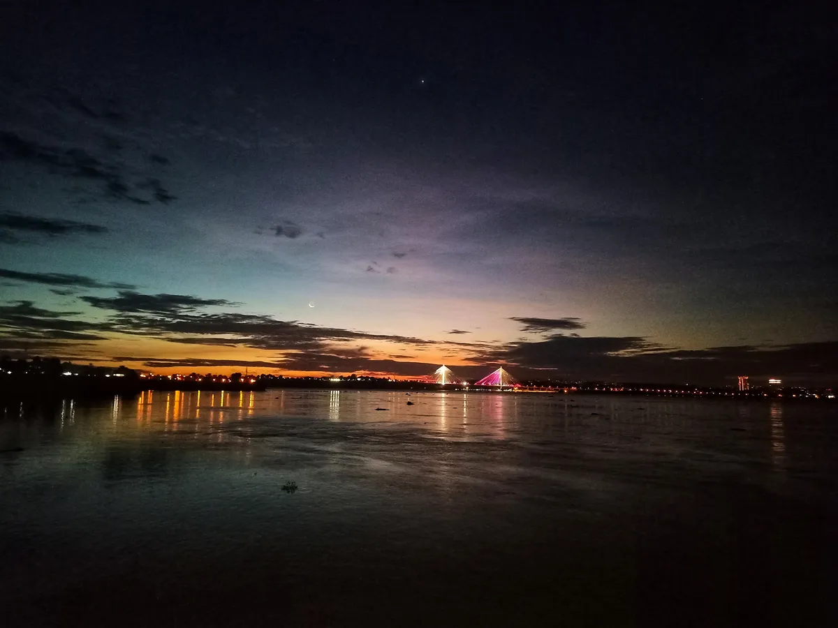 Evening: Sunset on the Congo River